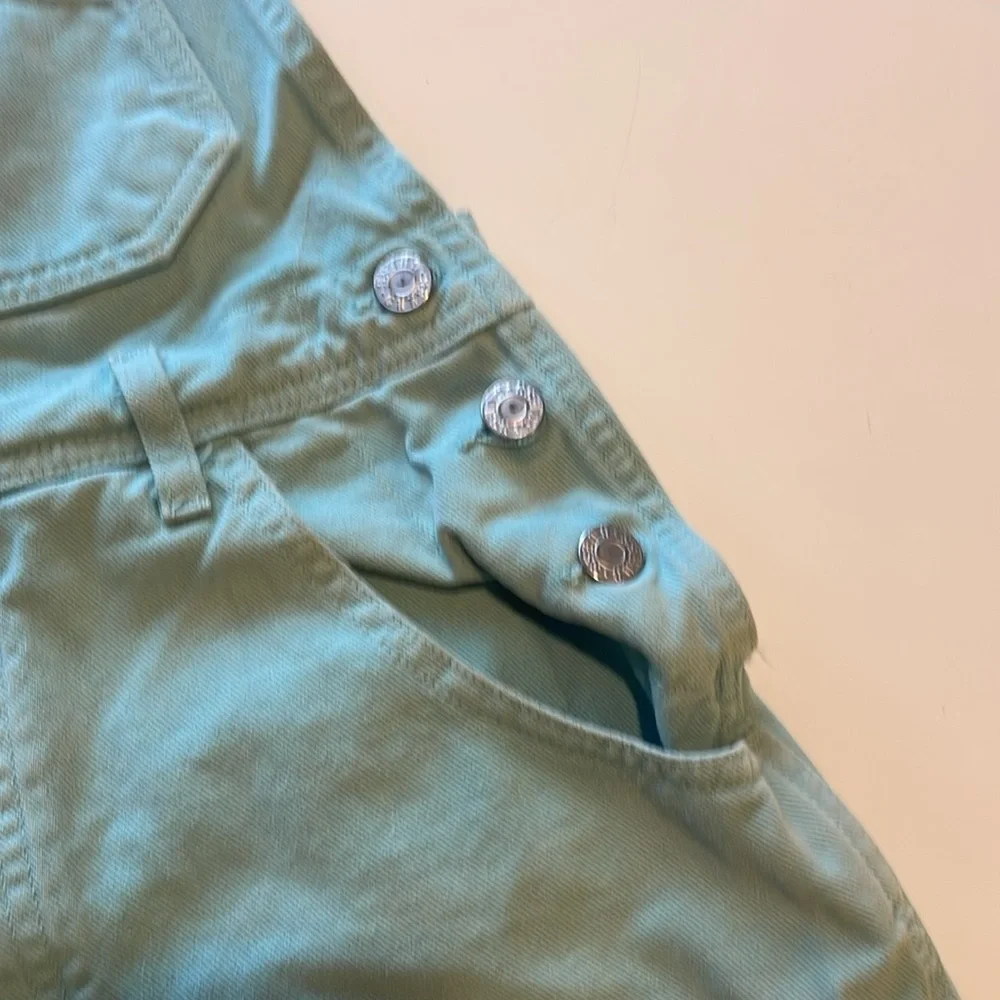Seafoam Guess Overalls - Picture 5 of 7
